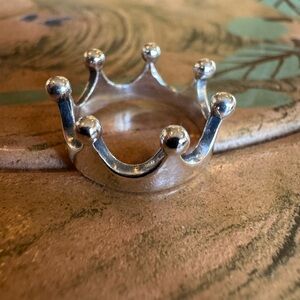 James Avery Silver Crown Ring